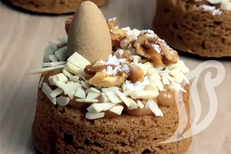 Minicake Indiano com Nozes Minicake Indiano com Nozes