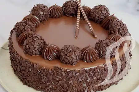 Torta Mousse de Brigadeiro Torta Mousse de Brigadeiro