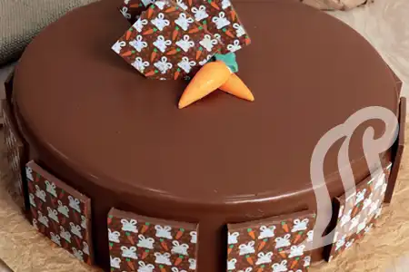 Torta Mousse Chocolate com Cake Cenoura Torta Mousse Chocolate com Cake Cenoura