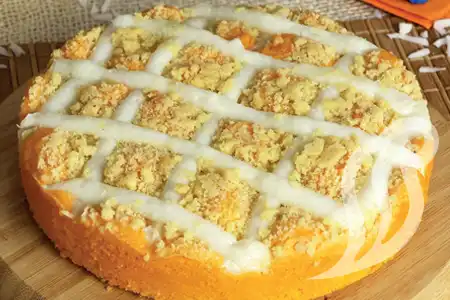 Cuca de Abóbora com Coco Cuca de Abóbora com Coco