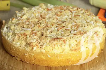 Cuca Curau de Milho com Coco Cuca Curau de Milho com Coco