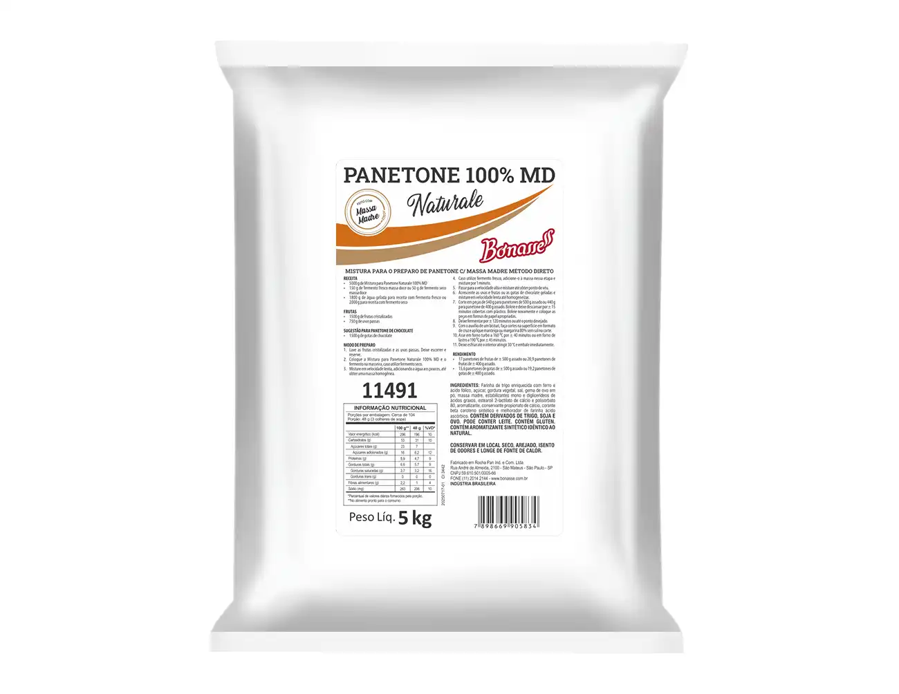 Mistura Panetone Naturale 100% MD Mistura Panetone Naturale 100% MD