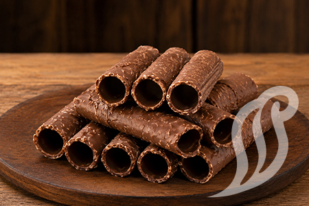 Chokorolls com Cobertura Sabor Chocolate Meio Amargo