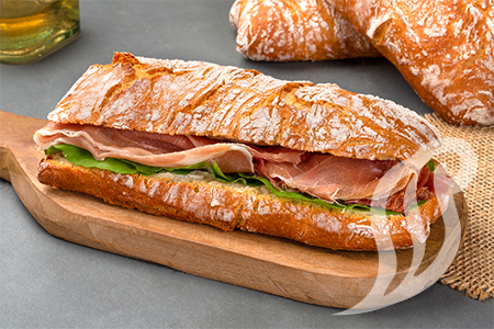 Sanduíche Ciabatta Parma Rustic Mix Naturale